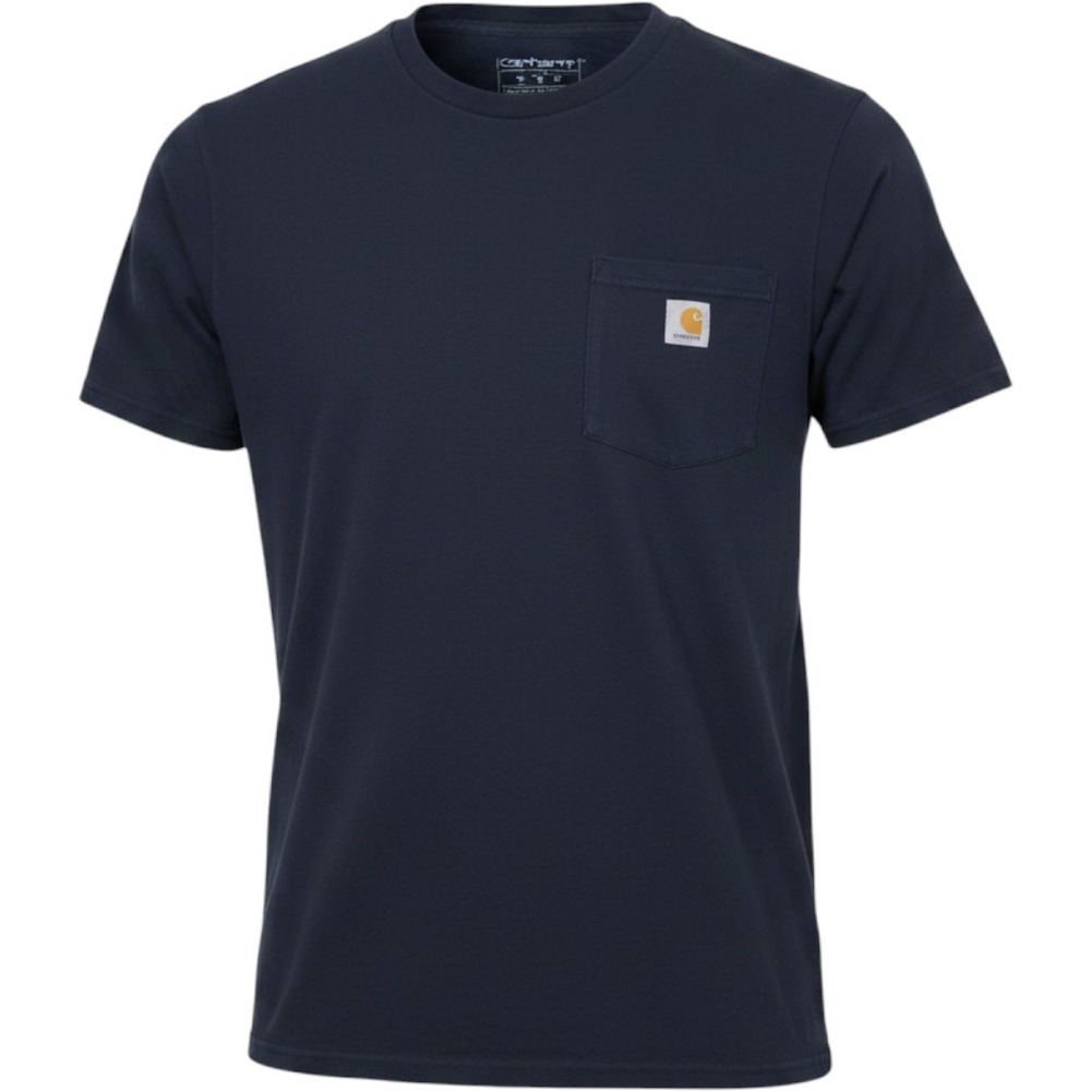 Carhartt Men's Cotton‎ Size XXL Original T-Shirt Short Sleeved Dark Blue 2XL
